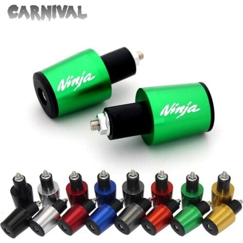 For KAWASAKI Ninja Z1000 Z750 ZZR600 VERSYS 650/1000 motorcycle accessories 7/8 '' 22MM handlebar grips handle bar cap end plugs