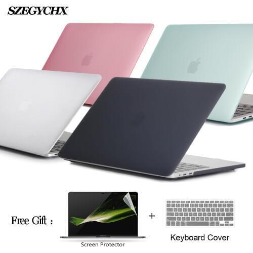Laptop Case For Apple MacBook Air 13 Case A2337 Pro 16 Retina 12 15 11 for macbook Pro 13 2020 M1 Case touch Bar+Keyboard Cover