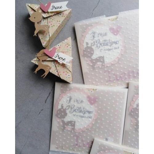 Mmao Crafts Metal Steel Cutting Dies New Deer decoration Stencil For DIY Scrapbooking Paper/photo Cards Embossing Dies