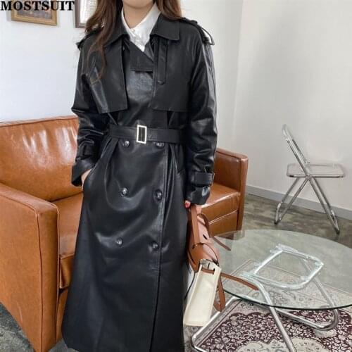 Mostsuit Women's Double Breasted Trench Coats