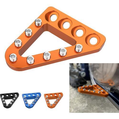 Motorcycle Brake Pedal Tip Pads Adjustable For KTM 250 350 450 500 SXF Factory Edition XCF SX XC EXCF EXC XCW TPI 2017 - 2021