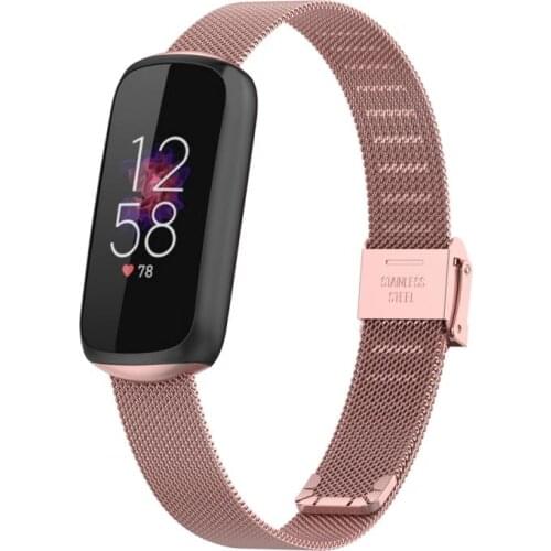 New Watch Bands For Fitbit Luxe Sport Watch Band Stainless Steel Metal Wrist Strap Jewelry Bracelet For Fitbit Luxe Accessories