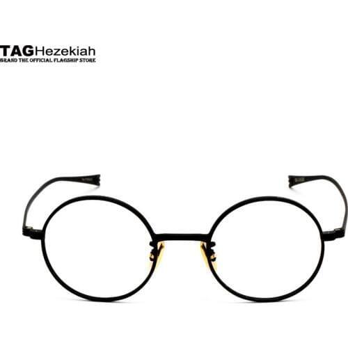 Round Glasses Frame Women men Vintage titanium Eyeglasses 2019 new Brand Female Optical Spectacles Eyewear Retro myopia computer
