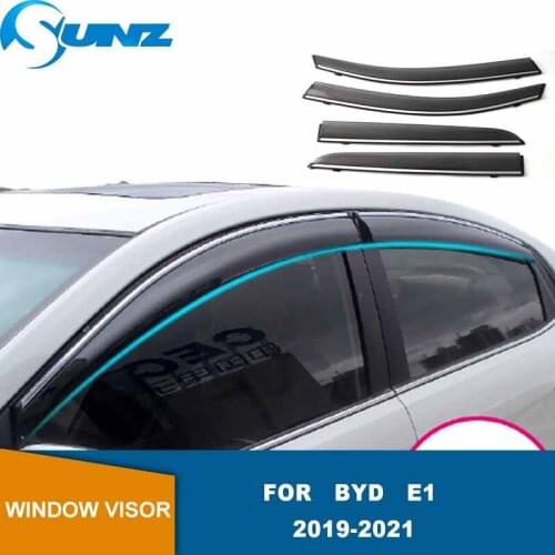 Window Visor For BYD E1 2019 2020 2021 Weathershields Window Wind Deflector Shield Cover Sun Ventshade SUNZ