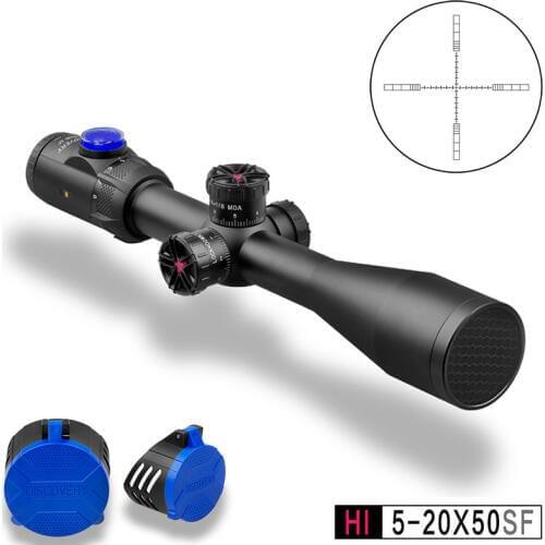 Discovery HI 5-20X50SF Riflescope Hunting Optical Sights Mil Dot Reticle 30MM One Tube Rifle Scope With Horizontal Bubble