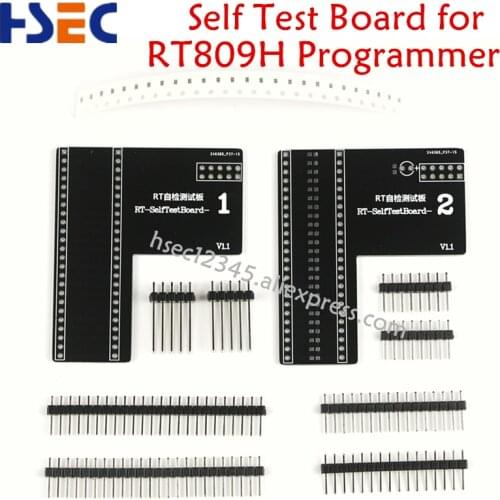 Free shipping RT809H programmer self test board /rt809h universal programmer adapter/rt809h programmer socket adapters