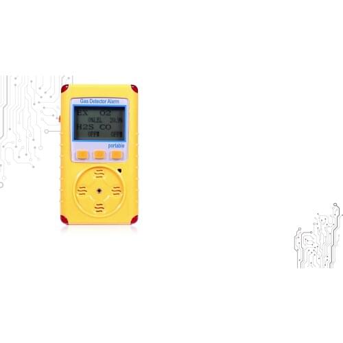 Handheld multi gas alarm carbon hydrogen analyzer portable gas analyzer for ch4 co2 and h2s