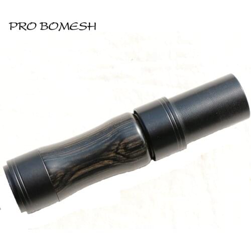 Pro Bomesh 1pcs 34g Wood Reel Seat With EVA Or Without EVA Spinning Reel Seat DIY Rod Building Accessory