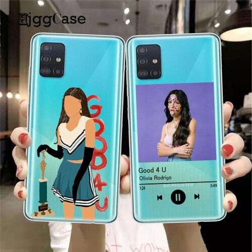 Olivia Rodrigo new song Good 4 U phone Case for Samsung A52 A72 A32 A42 A51 A71 A21S A31 A41 A11 A10 A30 A50 A70 A40 clear Cover