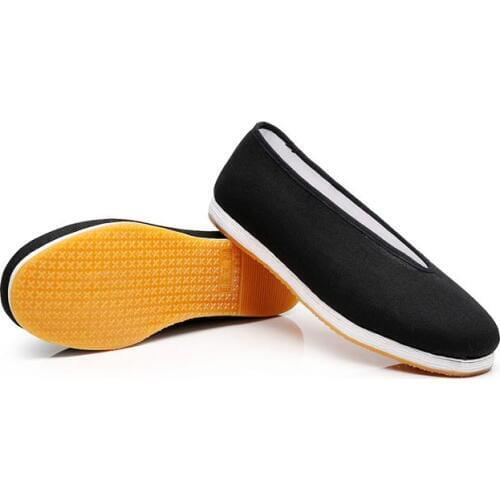 UNISEX OLD BEIJING handmade tai chi wushu sneakers kung fu Martial arts shoes shaolin monks KUNGFU shoes black