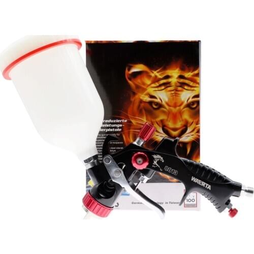 Waerta716BProfessional HVLP 600ML 1.3mm Nozzle Gravity Pneumatic Air Paint Spay Gun For Car Auto Repair Tool Painting Kit