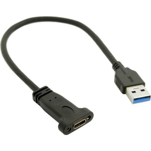 Xiwai USB-C USB 3.1 Type C Female to USB 3.0 A Male Data Cable for Laptop Tablet Mobile Phone
