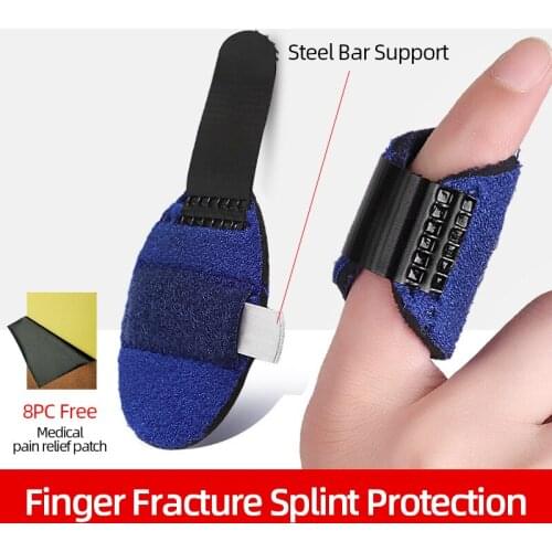 Finger Fracture Fixed Belt Finger Splint Protective Gloves Joint Dislocation Sprain Pain Relief Hand Care Gear