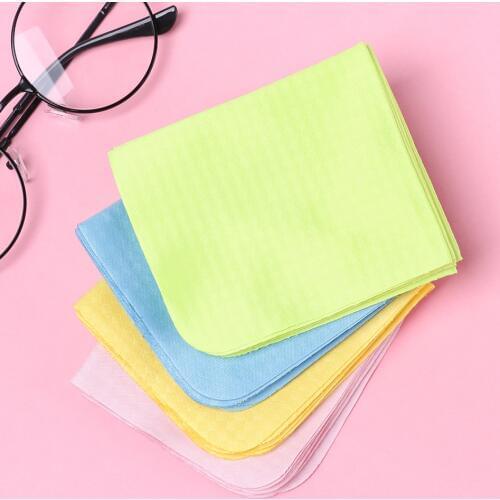1PC Eyeglasses Cleaning Cloths High Quality Chamois Glasses Cleaner Microfiber Sunglasses Pads For Lens Phone Screen Wipes