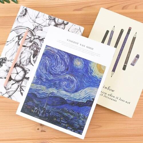 2Pcs Thicken Sketch Blank Paper Sketchbook Picture Book Hand-painted Special Art Paper Graffiti Supplies Stationery