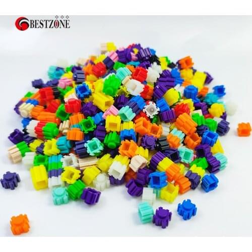 200 Pcs 8*8 MM Magic Mini Diamond Building Blocks Macro DIY Creative Toys Building Bricks for Kids Gift