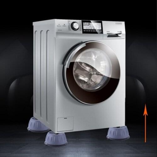 4Pcs Universal Anti-Vibration Feet Pads Washing Machine Rubber Mat Anti-Vibration Pad Dryer Refrigerator Base Fixed Non-Slip Pad