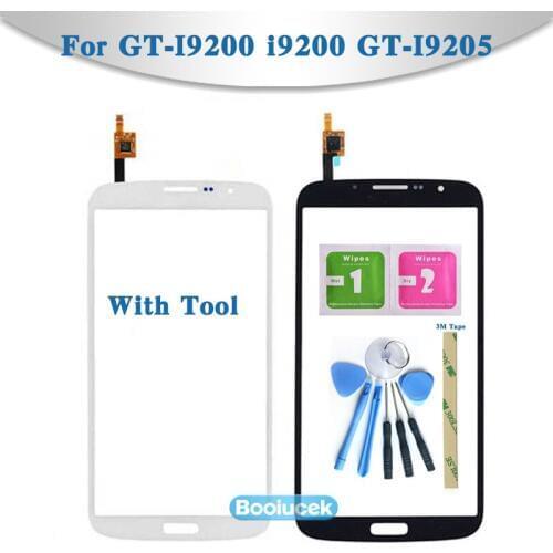 6.3" For Samsung Galaxy Mega 6.3 GT-I9200 i9200 GT-I9205 i9205 SGH-I527 Touch Screen Digitizer Sensor Outer Glass Lens Panel