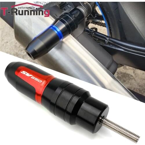Falling Protection For SUZUKI SV650 SV650X SV 650 X 2019 1999-2020 Motorcycle Accessoires CNC Exhaust Slider Crash Pad