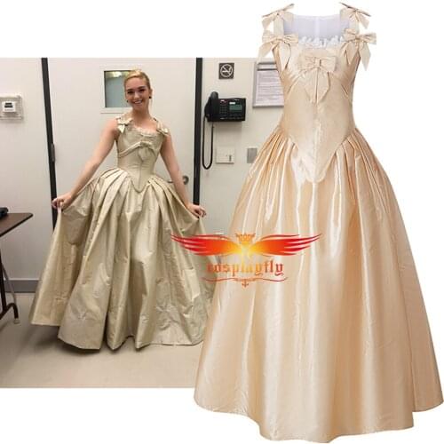 Anime Musical Rock Opera Ensemble Hamilton Cosplay Costume 3 Kinds Bridesmaid Gown Champagne Women Summer Prom Dress Halloween