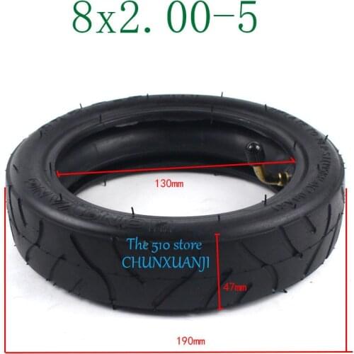 Free Shipping8 inch pneumatic tire 8x2.00-5 inner tube and tyre for Electric scooter baby trolley