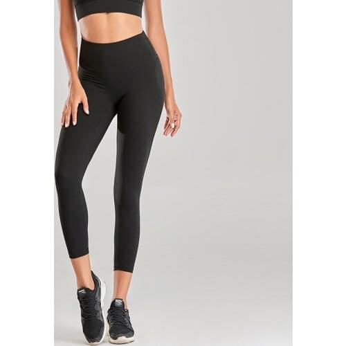 Girls Running Fitness Must Wear Seamless High-Waist Buttocks Quick-Drying Breathable Yoga Pants A3