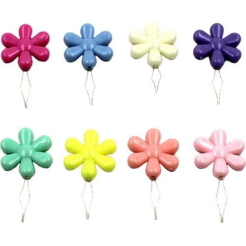 TRandom colors Needle threader Household beading threader for the elderly Quick recognition device for Cross stitch sewing