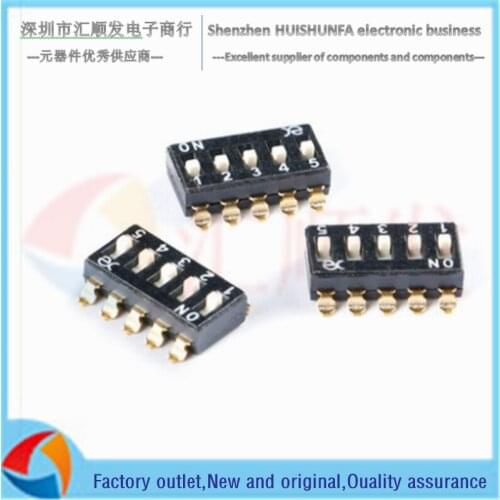 DSIC05LSGET 2.54mm pitch 5-digit high push chip dip switch/dip code switch