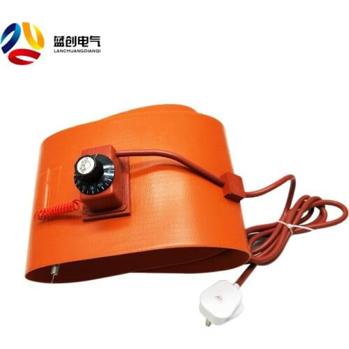 Flexible Silicone Heater With Thermostat for Oil Drum