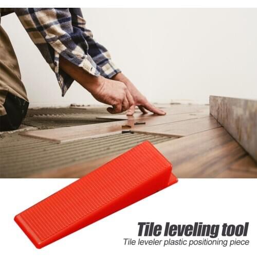 100pcs Masonry Leveling Wedges Tile Spacers Provide Smooth Surface for Flooring Wall Tile Leveling Device Reusable