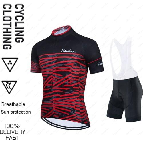 Strava Cycling Jersey Set 2021 Team Summer Bicycle Cycling Bike Clothes Mountain Sports Bike Set Sunproof Suit
