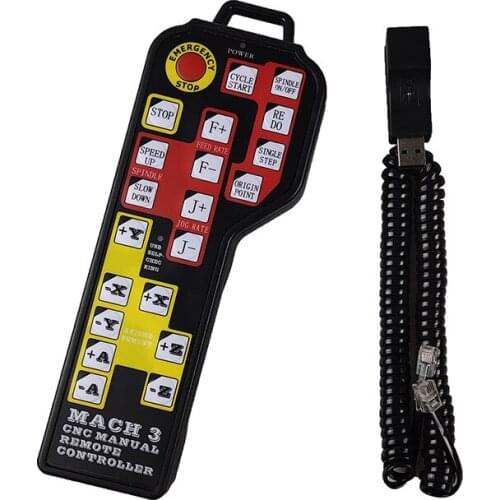 Mach3 Hand Wheel CNC USB 4 Axis Electronic Hand Wheel USB Controller Rotary Encoder CNC KIT