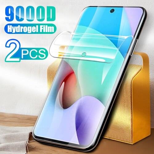 2Pcs Full Cover Soft Hydrogel Film For Xiaomi Redmi 10 Phone Screen Protection For Xaomi Readmi Redme Redmi10 6.5 inch Not Glass
