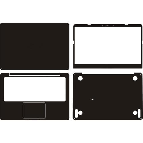 KH Laptop Sticker Skin Decal Carbon fiber Cover Protector for Asus R421 14"