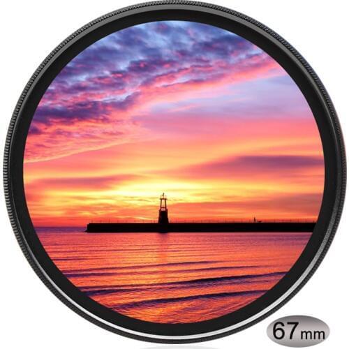 ND4 ND16 67mm Neutral Density ND8(0.9) 3-Stop ND Filter for Canon Nikon Sony 67 mm Diameter Lens
