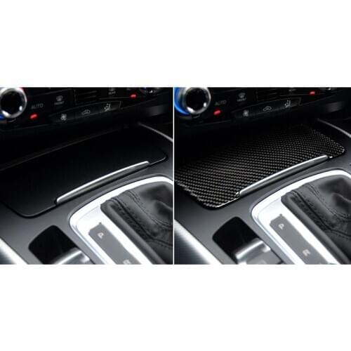 2021 New for audi A4 B8 A5 Q5 Interior accessories Carbon Fiber Car Center Control Gear