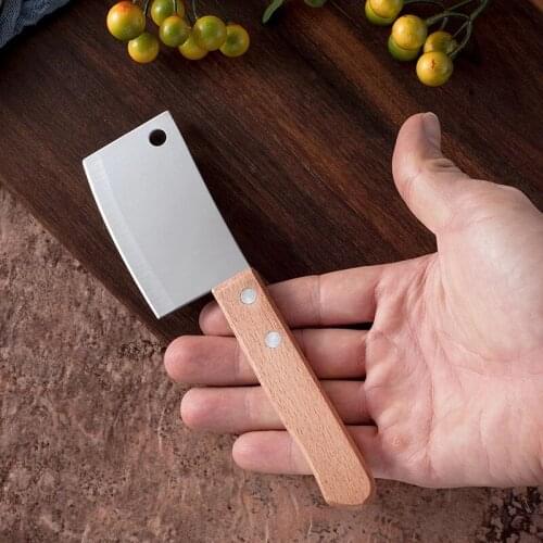Cheese Knife Survival Camping Outdoor Meat Chopping Portable Chef Kitchen Cleaver Vegetable Knife BBQ Tools Stainless Steel