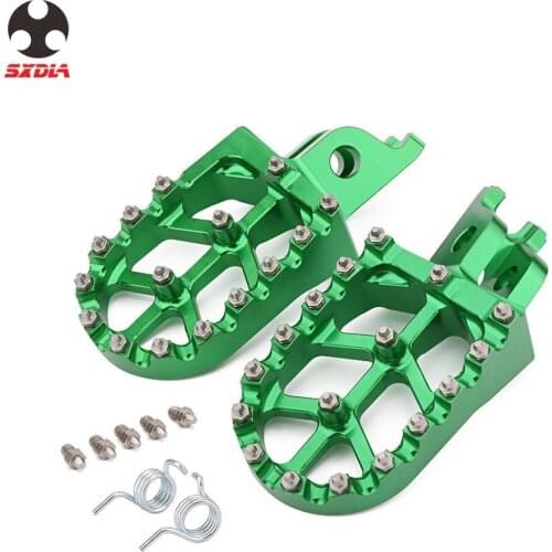 Motorcycle Foot Pegs Footpegs Footrest For Kawasaki KX250F KX250 KX450F KX450 KLX450R KX 250 250F 450 450F KLX 450R