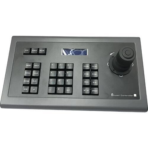 Onvif protocol 4D Joystick Network Multi IP Control Keyboard Controller for PTZ Speed Dome IP Security Camera (SKB-N404)