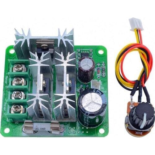 DC 6-90V 15A Pulse Width PWM Motor Speed Controller Switch Drehzahlregler Schalter 6V-90V