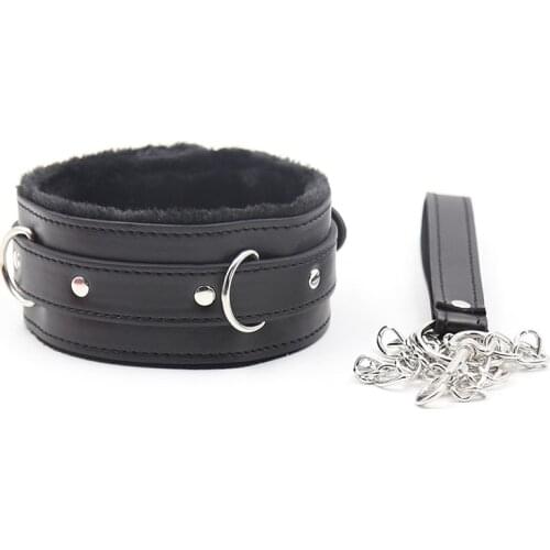 Sexy Bdsm Collar Adult Toys Sex Games Bdsm Bondage Buckle Neck Set with Traction Chain Exotic Accessories Sex Toys for Couples