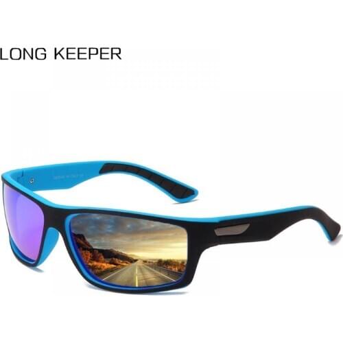 LongKeeper Men Polarized Sunglasses Brand Designer Car Driving Sun Glasses Male Vintage Outdoor Sports Anti-Glare Goggles Oculos