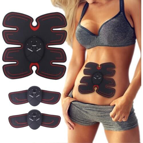 Abdominal Muscle Trainer Muscle Stimulator Body Slimming Shaper Machine Vibration Electric Weight Loss Fitness Workout Equipment