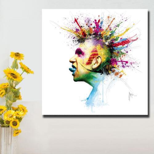 Wlong Printing Oil Painting Pop Art Jean French haute couture Wall Art Canvas Prints Pictures Home Decor For Living Room Bedroom