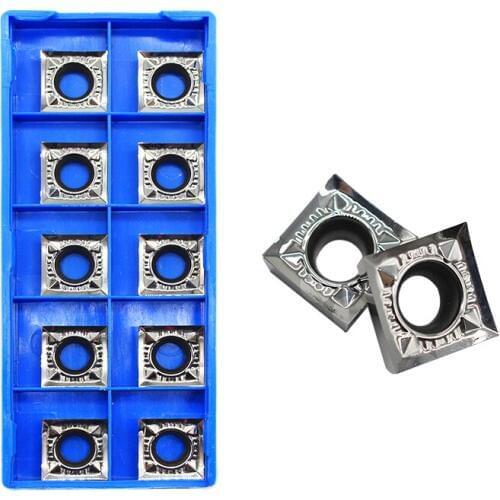 10PCS SCGT120402 AK H01 Aluminum Cutter Blade Insert Cutting Tool Turning tool Lathe Turning Holder Alloy wood