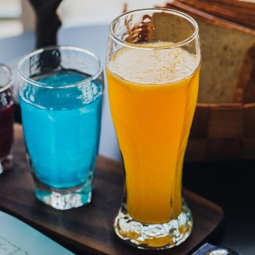 2021 New Glass Transparent Home Large Cute Drink Tea Cup