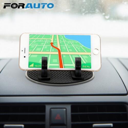 Car Multi-use Anti-Slip Mat with Phone Number Parking PlateTemporary Parking Card Phone Holder Car-styling Dashboard Sticky Pad