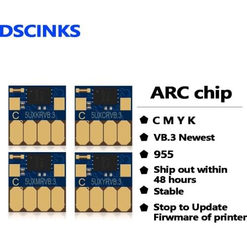 955 955XL ARC chip For HP OfficeJet Pro 7740 8710 8715 8720 8730 8740 8210 8216 8725 printer permanent chip