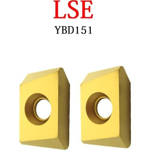 LSE LSE323R02 YBD151 Original Blades Milling Inserts 10PCS Efficient And Durable Processing Cast Iron CNC Machine Tool Holder