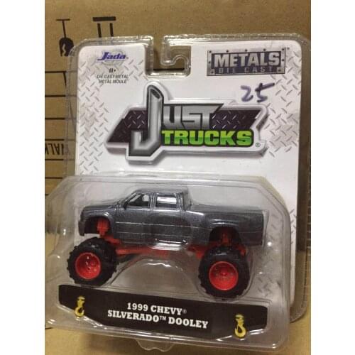 Ja da 1:64 1999 Chevy Silverado Dooley pickup alloy toy car toys for children diecast model car Birthday gift